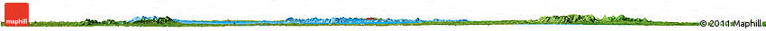 Political Shades Horizon Map of Bouna, satellite outside
