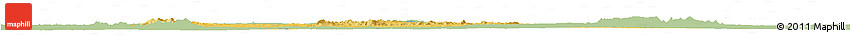 Savanna Style Horizon Map of Bouna, single color outside