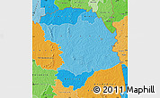 Political Shades Map of Bouna