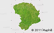 Satellite Map of Bouna, cropped outside