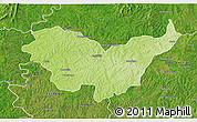 Physical 3D Map of Nassian, satellite outside