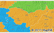 Political 3D Map of Nassian