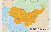 Political Map of Nassian, lighten