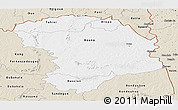 Classic Style Panoramic Map of Bouna