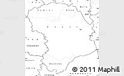 Blank Simple Map of Bouna