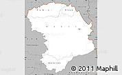 Gray Simple Map of Bouna