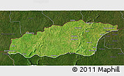 Satellite 3D Map of Tehini, darken