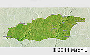 Satellite 3D Map of Tehini, lighten