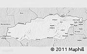 Silver Style 3D Map of Tehini