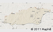 Shaded Relief Map of Tehini, lighten