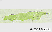 Physical Panoramic Map of Tehini, lighten
