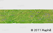 Satellite Panoramic Map of Tehini