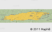 Savanna Style Panoramic Map of Tehini
