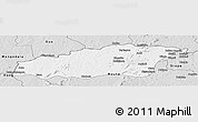 Silver Style Panoramic Map of Tehini
