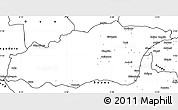 Blank Simple Map of Tehini