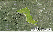 Satellite 3D Map of Gbon, semi-desaturated