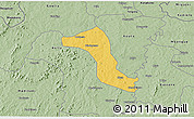 Savanna Style 3D Map of Gbon