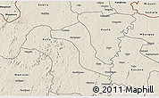 Shaded Relief 3D Map of Gbon