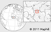 Blank Location Map of Gbon