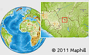 Physical Location Map of Gbon