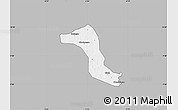 Gray Map of Gbon, single color outside