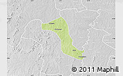 Physical Map of Gbon, lighten, desaturated