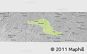 Physical Panoramic Map of Gbon, desaturated