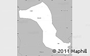Gray Simple Map of Gbon