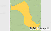 Savanna Style Simple Map of Gbon