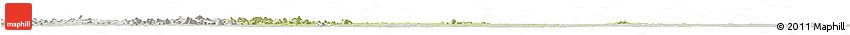 Physical Horizon Map of Boundiali, lighten, semi-desaturated