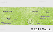 Physical Panoramic Map of Bonieredougou