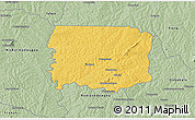 Savanna Style 3D Map of Foumbolo