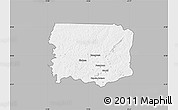 Gray Map of Foumbolo, single color outside
