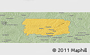 Savanna Style Panoramic Map of Foumbolo