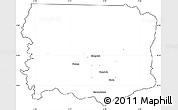 Blank Simple Map of Foumbolo, cropped outside