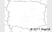 Blank Simple Map of Foumbolo, no labels