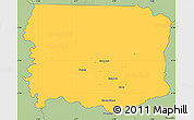 Savanna Style Simple Map of Foumbolo