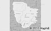 Gray Map of Dabakala