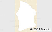 Classic Style Simple Map of Satama-Sokoura, single color outside