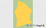 Savanna Style Simple Map of Satama-Sokoura, single color outside