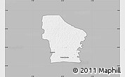 Gray Map of Zoukougbeu, single color outside