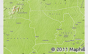 Physical Map of Zoukougbeu