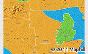 Political Map of Zoukougbeu