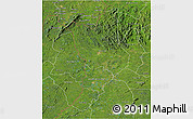 Satellite 3D Map of Danane
