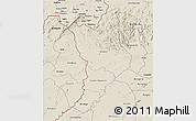 Shaded Relief 3D Map of Danane