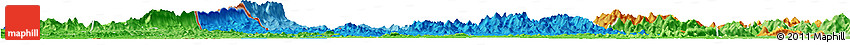 Political Shades Horizon Map of Danane