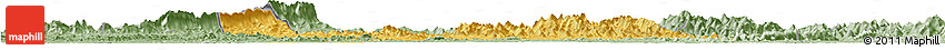 Savanna Style Horizon Map of Danane