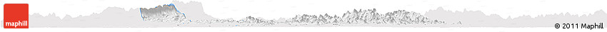Silver Style Horizon Map of Danane, single color outside