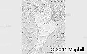 Silver Style Map of Danane