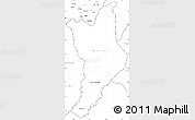 Blank Simple Map of Danane